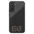 Custom 3D Initials Dark Leopard Galaxy Case - Centered